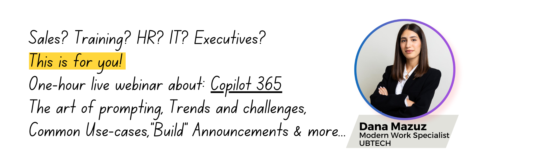 Webinar Copilot 24.6 - UBTECH